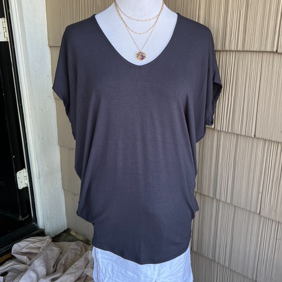 *SIZES ADDED*NWT Enti Clothing super soft smoke blue dolman style - Picture 1 of 3